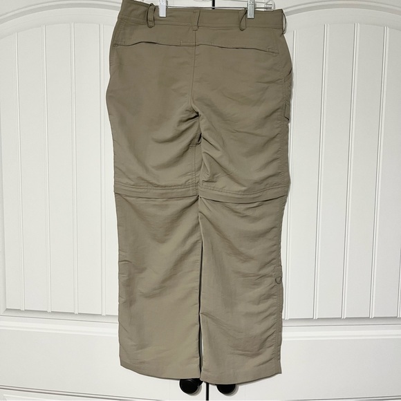 The North Face Nylon Convertible Cargo Pants Khaki Women’s Size 8 - Picture 5 of 9